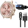 Blueshaweu Compatibile con AKUMAKA i70 Charger, Blueshaweu Magnetic Charging Watch Connected USB 3.3ft Compatibile con AKUMAKA i70/Iaret i70 1.32'' Smart Watch (nero)