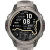 GiDaCom Smartwatch GPS con Mappe Offline, Bussola, Altimetro, Meteo - Orologio con Display AMOLED 1.43, Impermeabile 50M, Monitoraggio Cuore/Ossigeno/Pressione, Cinturino in Gel di Silice (Argento)