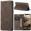 Sojlecyu Cover per iPhone 11 Pro Max a Libro Portafoglio Pelle PU, Caffè | Custodia con 2 slot carte e scomparto banconote, chiusura magnetica, funzione supporto e TPU antiurto - Custodia a libretto