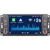RYUIXPUL Autoradio RYUIXPUL con Wireless CarPlay e Android Auto | Compatibile con Jeep Wrangler Commander Dodge Chrysler | Sistema Linux | Avvio rapido 2S | Qualità audio OEM | Touchscreen IPS