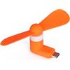 PENCHEAK Piccola ventola tipo C porta cellulare porta USB C portatile per dispositivi ventilatore esterno per dispositivi telefoni tablet