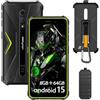 Ulefone Armor X12 Pro Android 15 Telefoni Portatile Infrangibile, 8GB+64GB/SD 256GB, Rugged smartphone,8MP+13 MP, 5.45 pollice Batteria 4860 mAh, 4G Dual SIM/NFC/GPS/IP69K Verde