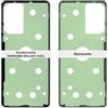IS-TECK Copribatteria adesivo compatibile per Samsung Galaxy A52s 5G A528 nastro adesivo guarnizione striscia pellicola posteriore