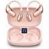GYQX Cuffie Bluetooth 6.0 Open Ear, Auricolari Wireless Sportivi con Gancio, 4 Microfoni ENC, Driver da 13 mm, 50 Ore, IPX7, Display LED, Bassa Latenza, USB-C per Corsa, Palestra, Ciclismo e Fitness