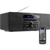 Audizio DAB radio met CD speler, Bluetooth, USB mp3 speler en radio - Stereo - Audizio Prato (102.217) (Black)