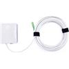 Elfcam® - Cavo Fibra Ottica SC/APC per SC/APC Simplex Monomodale con Presa Terminale Ottico PTO per Allungare Cavo Fibra (30M)