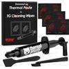 Thermal Grizzly - Duronaut - 6 grammi - Maggiore durata e pasta termica ad alte prestazioni - per la massima conducibilità durante l'overclock di CPU/GPU/PS4/PS5/Xbox con 12 salviette di pulizia, 6