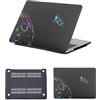 HLAAJJX Cover per Nuovo Macbook Air 15 pollici,Versione 2025 2024 2023 M4 M3 M2 A2941 A3114 A3241,Custodia Rigida Anti-crepa Case Cover Protettivo per Apple Mac Air 15,Astronauta