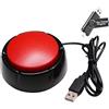 Yoqanr Tastiera macro USB di programmazione, tasto di invio con una sola mano pulsante decisione politica principale, tasto di invio predefinito, tastiera di controllo per gioco PC Switch Lottery Risposta
