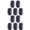 Logitech B100 - Mouse con cavo, porta USB, sensore ottico 800 DPI, 3 pulsanti, per mancini e destrorsi, PC/Mac, colore nero, confezione da 10