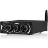 Nobsound - Amplificatore digitale Bluetooth 5.0, amplificatore digitale HiFi Stereo Audio a 2 canali, amplificatore di potenza con controllo bassi e alti per altoparlanti domestici (NS-15G Plus)