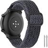 PaceBid 20mm Cinturino per Amazfit Active 2 Square/GTR Mini/GTS 4/4 Mini/Bip 3/Bip3 Pro/GTS 3/2, Nylon Sportiv Intrecciato Cinturini di Ricambio per Amazfit Active 2/GTR 42mm/Bip S - Nero
