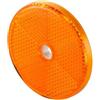 HELLA Catarifrangente - Colore diffusore luce: giallo - rotondo | avvitato/Montaggio, esterno - per fissaggio orizzontale - SAE/CCC - Sx/Dx - Quantità: 1 - 8RA 002 014-872