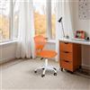 FurnitureR Teenage Office Chair, Height Adjustable Armless Task Seat, Colourful Study Seat for Home and Office, Computer Chair, Ergonomic & Swivel, 40,5 x 44 x 87 cm, Arancione