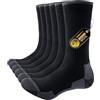 PULIOU Calze di Lana Merino Uomo Donna - 3 Paia Calze Termiche Invernali Super Morbide, Ideali per Sci, Neve e Regalo Elegante
