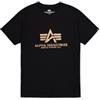 ALPHA INDUSTRIES Maglietta Basic da Uomo con Stampa Neon T-Shirt Uomo (Pacco da 1)