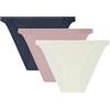 Women'secret Pack 3 Bragas Hipster Logo Brief, Bianco, M Donna