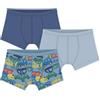 Petit Bateau Set di Boxer per Bambini in Cotone con Cintura a Collo Stampato