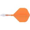 CUESOUL ROST T19 Asta e Aletta per Freccette Integrate in Carbonio, Forma Standard Grande, Set da 3