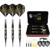 CUESOUL 16 Grams Deluxe Soft Tip Darts Set with Luxury Case(HX-STL-B2305+D602)