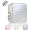 Playexen Pochette Piccola Portatrucchi Trousse Trucchi Donna da Borsetta Ragazza Piccolo Beauty Case da Viaggio per Cosmetica Trucco Borsa Organizer Mini Astuccio Portatile per Amica Compleanno(Gris)