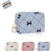 Playexen Mini Pochette Donna Trucchi Piccola Trousse da Borsetta Ragazza Beauty Case da Viaggio per Rossetti Organizer Borse da Cosmetic Portatile Portamonete per Amica Compleanno(Blu-farfalla)