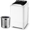 Generic Lavatrice portatile, compatta da 7 kg con pompa di scarico, mini rondella da 400 W per appartamenti, dormitori, campeggio e camper