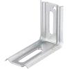 Alberts 339906 Staffe e Piastre di Collegamento, Argento