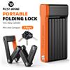 WEST BIKING Lucchetto pieghevole per bicicletta Sicurezza antifurto Lucchetto per ciclismo MTB Accessori per bici da strada Scooter Lucchetto pieghevole per bici elettrica