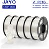JAYO PETG/SILK/PLA PLUS/ABS/PLA filamento stampante 3D 1.75MM 5 rotoli/Set per la stampa FDM regalo fai da te in plastica per filamento penna 3D
