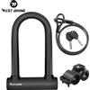 WEST BIKING MTB lucchetto per bicicletta da strada cavo antifurto per bici U Lock con 2 chiavi accessori per ciclismo di sicurezza per Scooter per moto