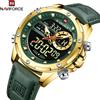 Naviforce orologi da polso da uomo 2022 orologio al quarzo in pelle di lusso delle migliori marche sport orologio da uomo impermeabile per il tempo libero Relogio Masculino