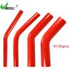 UXCELL 45 Gradi 9.5/11/13/16/19/22/25/28/32/35/40/45/48/54MM Gomito Tubo In Silicone Accoppiatore Intercooler Tubo 150*150MM Rosso