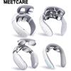 MEETCARE Massaggiatore Wireless TENS per Schiena e Collo, Dispositivo Intelligente per Massaggio Cervicale con Riscaldamento e Stimolazione Muscolare