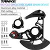 TANKE Guida catena per bicicletta ISCG 03/05 BB Mount MTB Bike Corona singola 32-38T 1x Sistema Ruota dentata Bash Piastra protettiva in alluminio