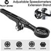 WEST BIKING manubrio integrato Garmin supporto tachimetro Gopro Light Mount bici da strada Aero bar adattatore per Wahoo XOSS Bryton