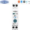 TOMZN Interruttore Intelligente WIFI TUYA 1P+N 63A TOMZN con Misuratore di Energia, Protezione da Sovratensione e Sovracorrente, Relè MCB con Timer