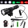 VASTFIRE 2500LM 500-800M Gamma LED Torcia tattica da caccia Torcia portatile Lanterna impermeabile esterna + 18650 + Caricatore USB + Interruttore