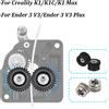 Sirol Estrusore CR K1C Ingranaggio K1 Ingranaggio di trasmissione con filamento interamente in metallo per estrusore Creality K1 Max Rivestimento DLC placcato in nichel Usura ad alta durezza