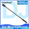 Depusheng Microfono DJ dinamico professionale con interruttore per mixer Microfono dedicato per gritarsi a disco KTV Bar Microfono DJ a collo di cigno