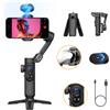 aochuan Stabilizzatore Gimbal a 3 Assi AOCHUAN Smart XPro Ai per Smartphone iPhone e Android, Stabilizzatore per Riprese Video con Tracciamento del Viso