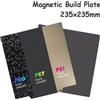 Sirol Per Ender 3 Piastra di Costruzione Letto Termico Ender 3 V2 /Neo Ender 5 /Pro H1H PEY PEO PET PEI Lamiera 235x235 Lamiera di Acciaio con Molla Magnetica
