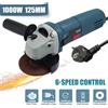 NONE 1000W 125mm smerigliatrice angolare elettrica rettificatrice 6 velocità tagliatrice elettrica fai da te lavorazione del legno lucidatura utensile elettrico