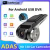 LeeKooLuu Fotocamera DVR per auto Leekooluu per Radio Android videoregistratore digitale per auto USB con ADAS Dash Cam Registrar grandangolare a 170 °
