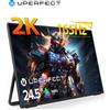 UPERFECT UMax 24 2K Monitor da tavolo 24,5" 165Hz Display IPS montato a parete 2560x1440 HDR Freesync Gaming PC Laptop Schermo esteso