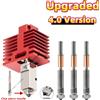 Sirol Nuovo aggiornamento Hotend per Bambu Lab P1P X1C P1S X1 X1E TZ4.0 Aggiornamento Hot end Testina di stampa parti di stampa 3D per stampante 3D bambulab