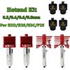 Sirol H2D H2S Hotend di Alta Qualità Per Bambu Lab P2S H2D H2S H2C Ugello 0.2/0.4/0.6/0.8mm Hotend Kit Ugello in acciaio temprato A1/A1mini