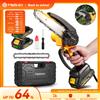 MELLWIN Sega a Catena Elettrica Senza Fili da 6 Pollici, Mini Sega Portatile per Potatura, Utensile da Taglio per Lavorazione del Legno Compatibile con Batteria Makita 18V