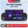 Junsun 7 pollici Autoradio per Fiat Panda 2013 2014 2015 2016 2017 - 2020 Wireless CarPlay Android Auto Multimediale Intelligente 4G