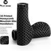 WEST BIKING Manopole per Bicicletta Stampate in 3D, Impugnature Ergonomiche per MTB, Manopole Morbide Ergonomiche per Manubrio, Accessori per Biciclette